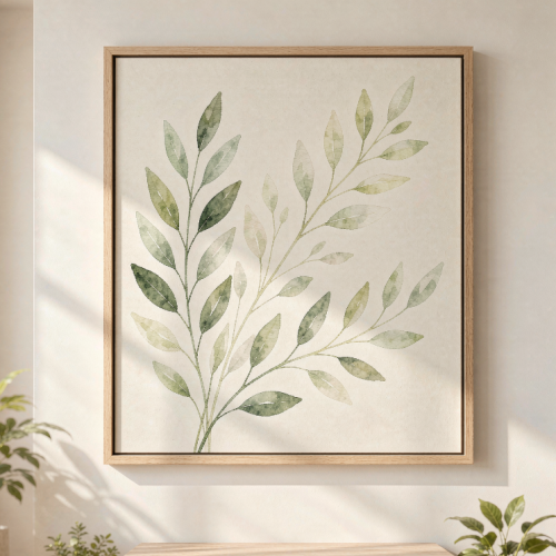 Green plant art